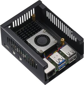 Starter Kit für Raspberry Pi 5 Inklusive Pi 5 8GB SD-Karten kartenleser Netzteil Metall gehäuse Kabel Himbeer Pi auf Lager