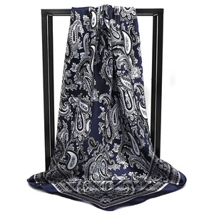 100% Satin <strong>Silk</strong> Scarf for Women Long and Printed With Leopard Bows Polka Dot and Logo Designs Multiple Pattern <strong>Types</strong> - Product Image 1