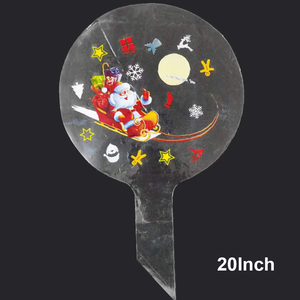 20 אינץ 'חג מולד גלובוסוסנופלאק סט סנטה בלונים צלולים לחג המולד מתנה חדשה של השנה התינוק מקלחת תפאורה bobo