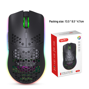 T66 2.4G Wireless RGB Mouse da gioco programmabile leggero ABS Design Computer portatile ricaricabile BT Wireless Mouse Stock - Product Image 4