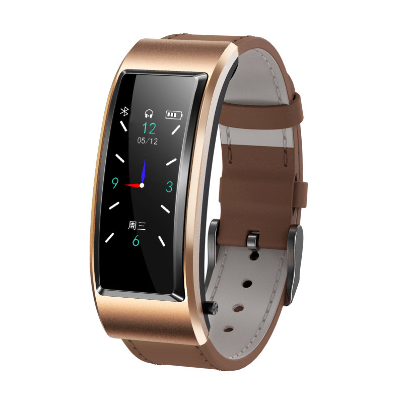 Brown leather