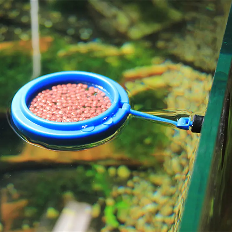 Кольцо для кормления аквариума, присоска, плавающий квадратный круглый аксессуар, лоток для Кормления Рыбы, для внутреннего аквариума