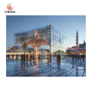 Freiform gebogener Aluminium rahmen Glasfassade für künstlerische Architektur - Product Image 3