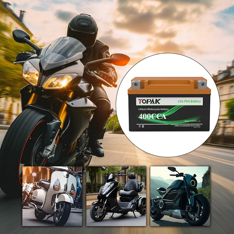 TOPAK LiFePO4 12,8 V 4 6 8 10 Ah Motorradstarterbatterie Tiefzyklus-lithium-Ionen-Batterie für Elektrofahrrad-Autostarter