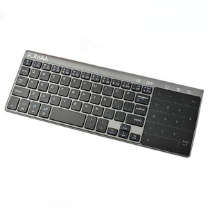 Teclado inalámbrico Slient con Touchpad, teclado numérico Bt 3,0 para tableta, portátil y TV - Product Image 1