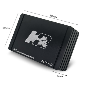 Hi-Fiカーアンプ4チャンネルDspオーディオプロセッサーカーオーディオアンプ、LCDディスプレイリモコン付き - Product Image 3
