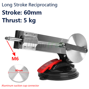 3-24V pistonlu mekanizma Motor inme 60mm Mini teleskopik lineer aktüatör 3XLR konektörü yüksek itme - Product Image 2