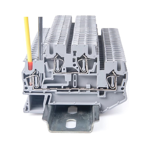 <strong>Double</strong> Level <strong>Spring</strong> Cage Self-locking Wire Connector <strong>Terminal</strong> <strong>Block</strong> 2.5 square mm STTB2.5 - Product Image 4