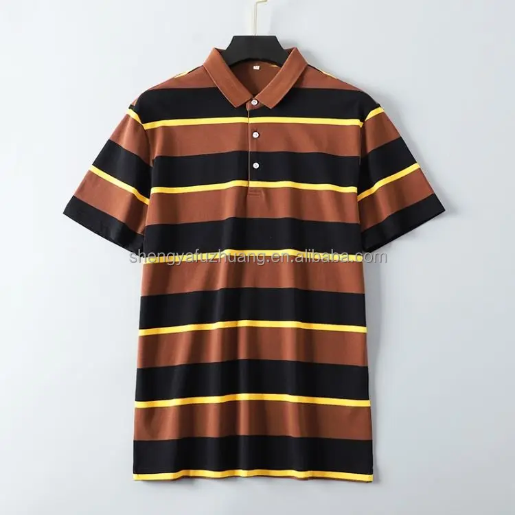 Men's Cotton Polo Shirt Colorful Golf Shirt Men's Short Sleeve Polo Shirt Moisture Wicking Summer Sport Wear