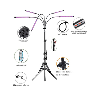 Hot <strong>Sale</strong> 3000K 5000K Scalable Full Spectrum 80 <strong>LEDs</strong> <strong>3</strong> Light Modes Plant Growth Lamp With Timer - Product Image 2