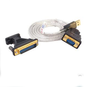 高质量USB 2.0至DB9/25引脚串行RS232电缆DB9/DB25适配器 - Product Image 2