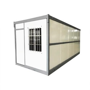 批发预制可扩展集装箱房20英尺豪华别墅镀锌钢折叠集装箱房出售