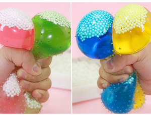 วัสดุ TPR ตาข่ายบีบลูกบอลป้องกันความเครียดแบบนุ่ม - Product Image 3