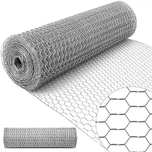 0.9mm zincato filo di pollo rivestito in PVC esagonale maglia torcente rete di ferro pollaio recinzione gabbioni scatole per gabbie gabbioni - Product Image 1