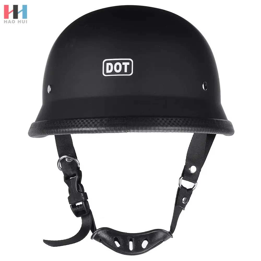 M0003 DOT Cool casque de moto Style allemand demi-casque ouvert M/L/XL