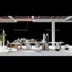 Ergonomische Büroarbeit plätze Offener Arbeits bereich 2/Sitz <span class=keywords><strong>Computer</strong></span> Schreibtisch Büro tisch für den Arbeitsplatz