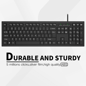 New USB 3.0 <strong>Keyboard</strong> With Membrane Operation Style Wired USB Interface for Desktop Fashionable Office Game <strong>Keyboard</strong> Mouse Set - Product Image 2