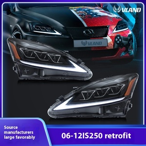 Yüksek kalite 12V/24V LED far için 06-12 Lexus IS250 IS300 restorasyon araba ışıkları ile 6000K renk sıcaklığı montaj - Product Image 2