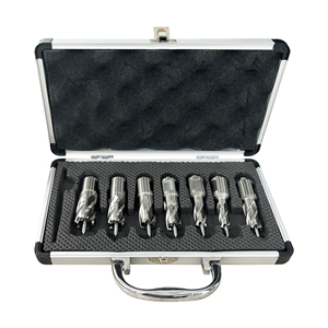 Multipurpose <strong>Weldon</strong> Shank Hollow Drill Bit for Metal Carbide Tipped Annular Cutter Set - Product Image 1