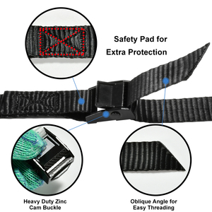Có Thể Điều Chỉnh Cinch 48 "X 0.75" Lashing Dây Đeo Cam Khóa Tie Xuống Dây Đeo Với Cam Khóa Cho Xe Máy Hàng Hóa Kayak Hành Lý - Product Image 6