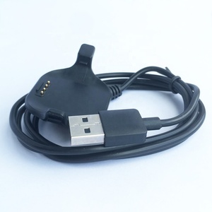 (Large <strong>Size</strong> for Men)Replacement Dock Charger <strong>Cradle</strong> for Garmin Forerunner 25 Smartwatch USB Charging Cable Clip Running Watch - Product Image 6