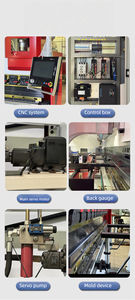 DA53T 300Ton 3 metri 4 + 1 asse completamente automatica macchina piegatrice pressa in alluminio acciaio inossidabile - Product Image 6