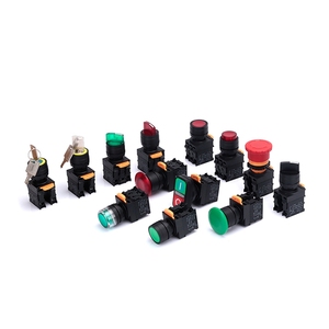 IP65 su geçirmez acil Stop döner düğme anahtarı ile ABILKEEN acil Stop kafa plastik döner basmalı düğme anahtarı 1NO1NC - Product Image 6