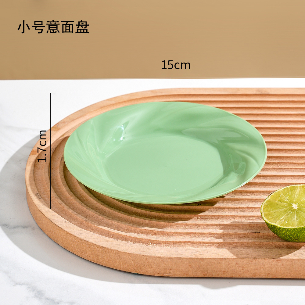 Assiette à pâtes 15cm - verte