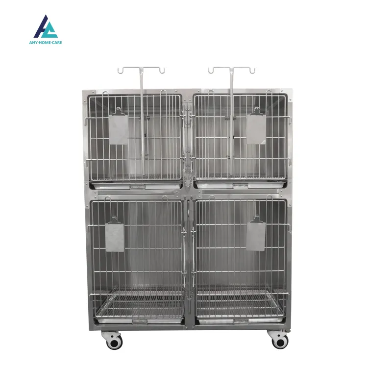 Veterinary clinic supply health care equipment OEM ODM pet cat doctor icu hospital stainless steel dog cage price for sale