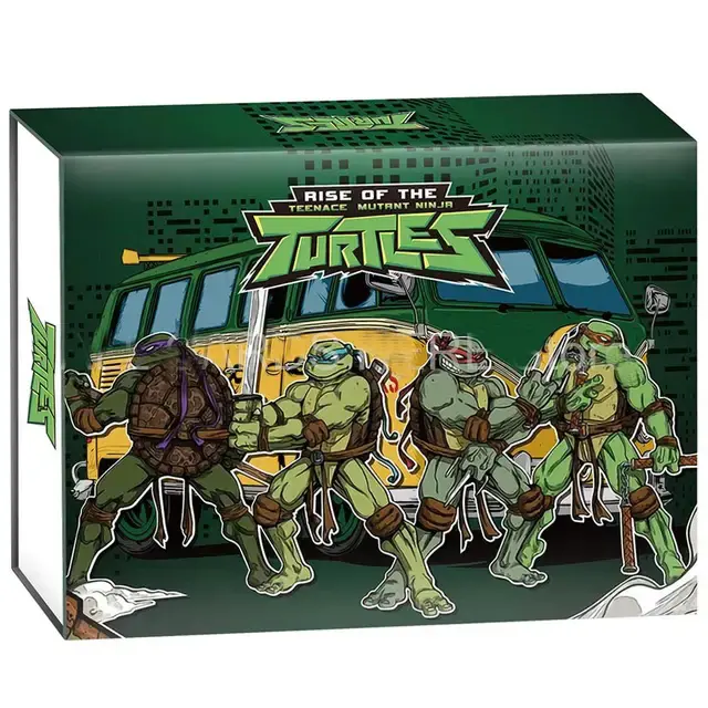 48 scatole all'ingrosso per adolescenti mutanti google anime tartarughe Ninja carta giappone Figure TMNT gioco da tavolo giocatori gioco di carte