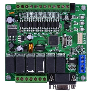 Controlador lógico programable PLC, 8 puntos de entrada/salida, FX2N-16MT de salida de transistor