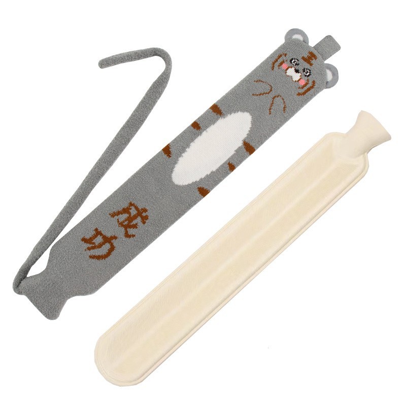 Coloré --- Nouveau costume tricoté long gris tigre