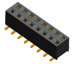 FPIC Custom PCB Board to Board Electrical Connectors 0.8mm to 2.54mm Pitch Smt 2 <strong>3</strong> 4 6 <strong>7</strong> 8 9 Pin Male Female <strong>Header</strong> - Product Image 1