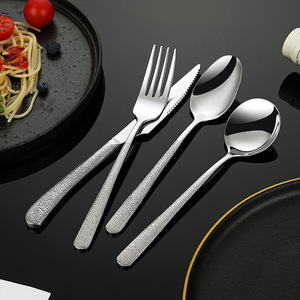 Flatware sets thép không gỉ sang trọng bạc thiết lập dao kéo với Hộp quà tặng - Product Image 1