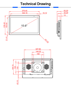 Allinone-Ordenador de pantalla táctil capacitiva todo en uno, montado en la pared, 15 pulgadas - Product Image 6