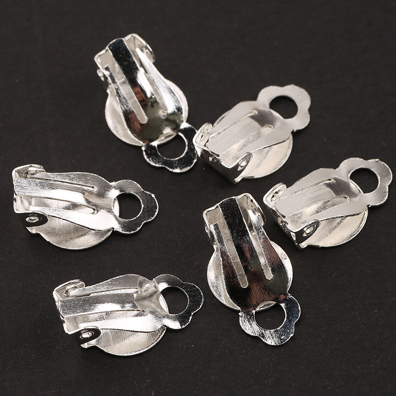 Silver Frog Ear Clips