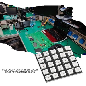 WS2812B anello LED RGB 16 bit WS2812 5050 luci LED RGB con modulo Driver integrato pannello lampada a LED a 16 bit per Ardu - Product Image 6
