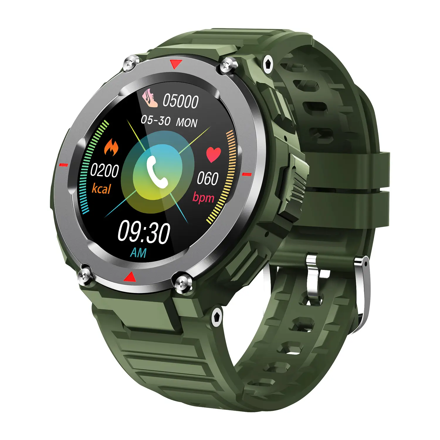 Para Mujer Hawaii Armbanduhr WhatsApp 2 Zoll dünnes großes Display Armband Silikon 1GB Ram Lcd Display Sport Smart Uhren für Erwachsene