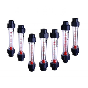Fabrika fiyat düşük maliyetli inline PVC bağlantı akış göstergesi plastik su debimetre rotametre su debimetre - Product Image 1