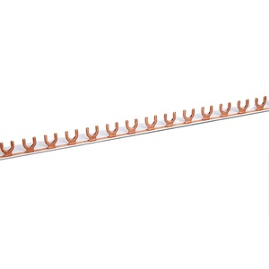 HC-3011P Electrical Copper <strong>Busbar</strong> Terminals 2P 3P <strong>4P</strong> 63A <strong>U</strong> <strong>Type</strong> Power Distribution Equipment 1.5*7&quot; Size - Product Image 3
