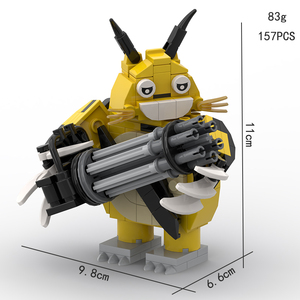 売れ筋かわいいゲームフィギュアビルディングブロックセット人気のビデオゲーム小粒子ビルディングブロック子供教育玩具
