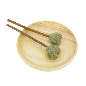 Divertidos juguetes para masticar de la naturaleza, Bola de hierba gatera, varilla de dientes limpios rodantes, piruleta de escorpión de madera, juguete para gatos, menta para gatos - Product Image 6