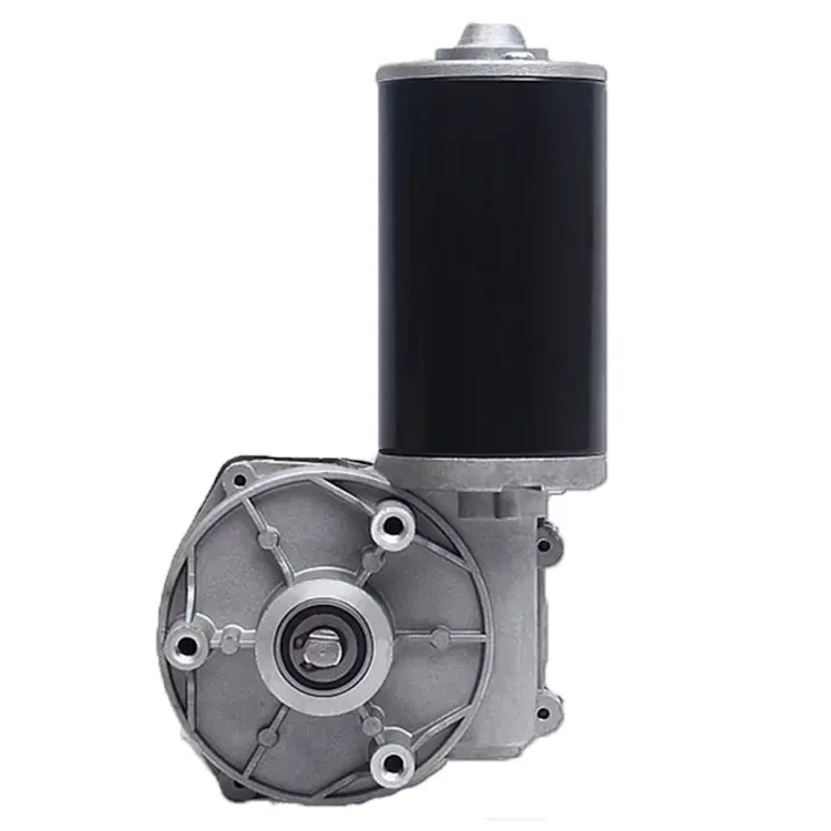 Moteur électrique 24v cc, 48 v, cc, transmission par vis à vis sans fin