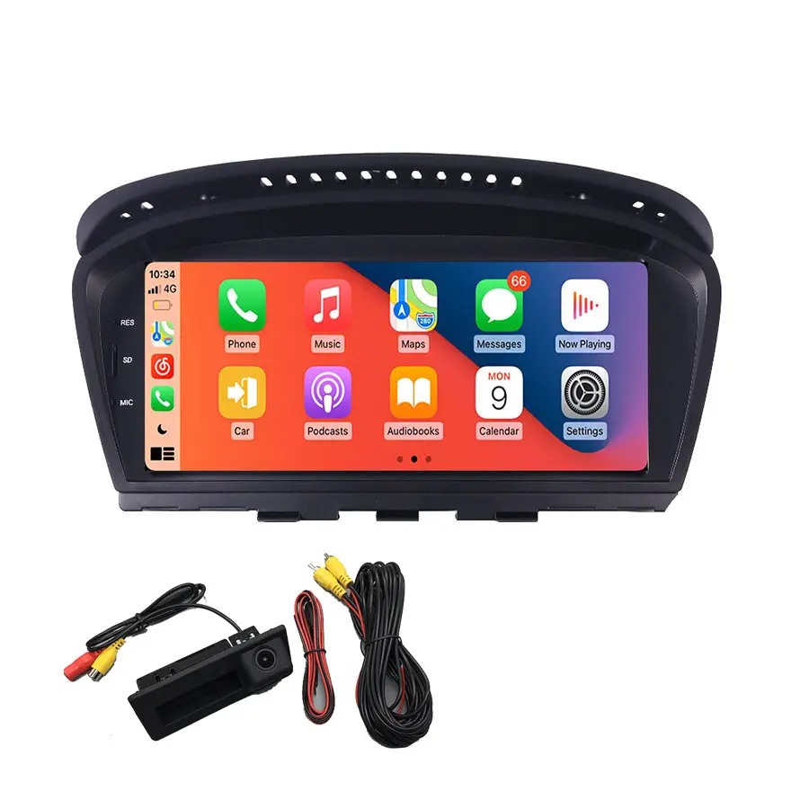 Snadagon 665 Android 11 Navigation GPS de voiture pour BMW série 5 E60 E61 E63 E64 E90 E91 E92 E93 CCC CIC CarPlay sans fil