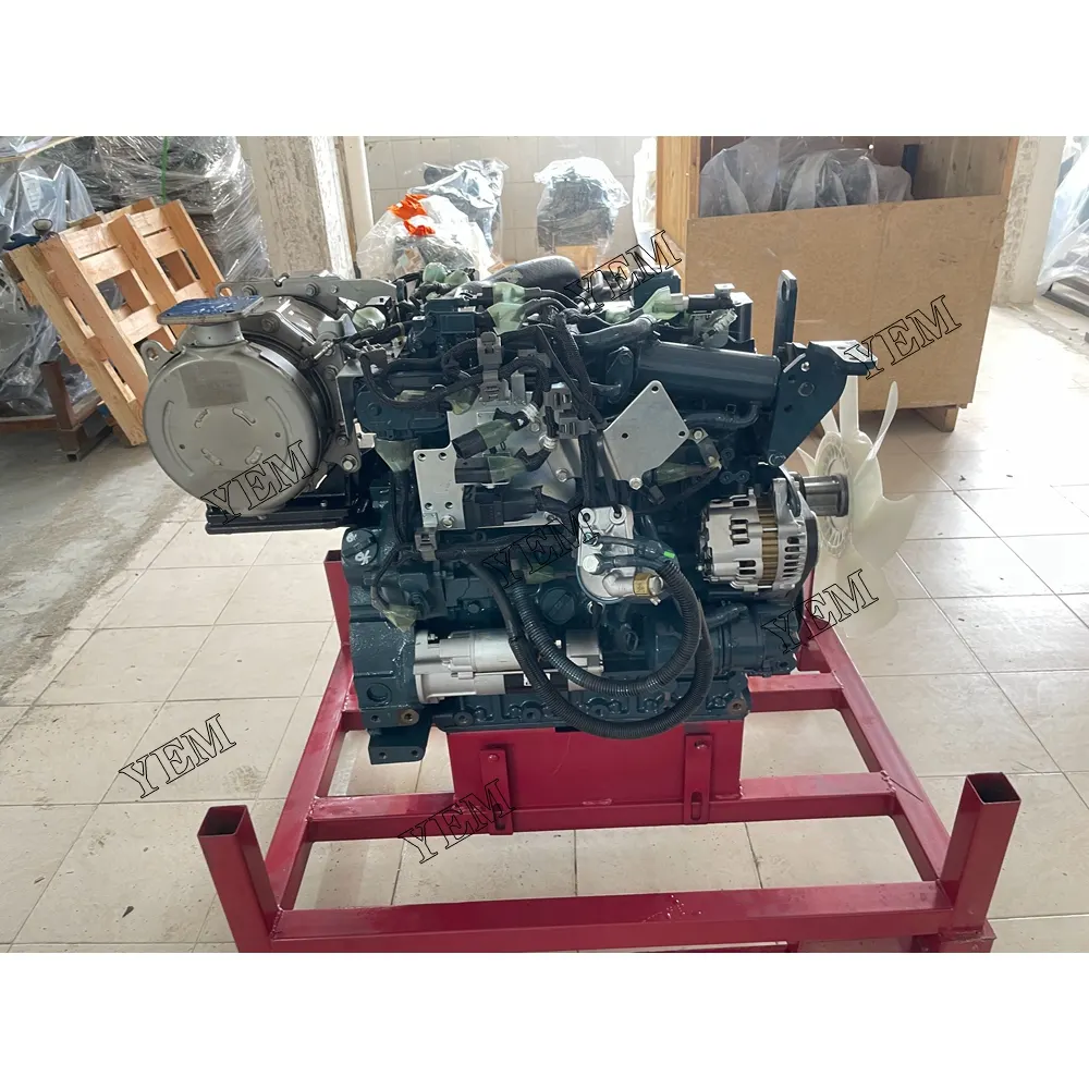 Untuk mesin ekskavator Kubota V3307 V3307T mesin Diesel V3307-CR-T perakitan mesin Lengkap