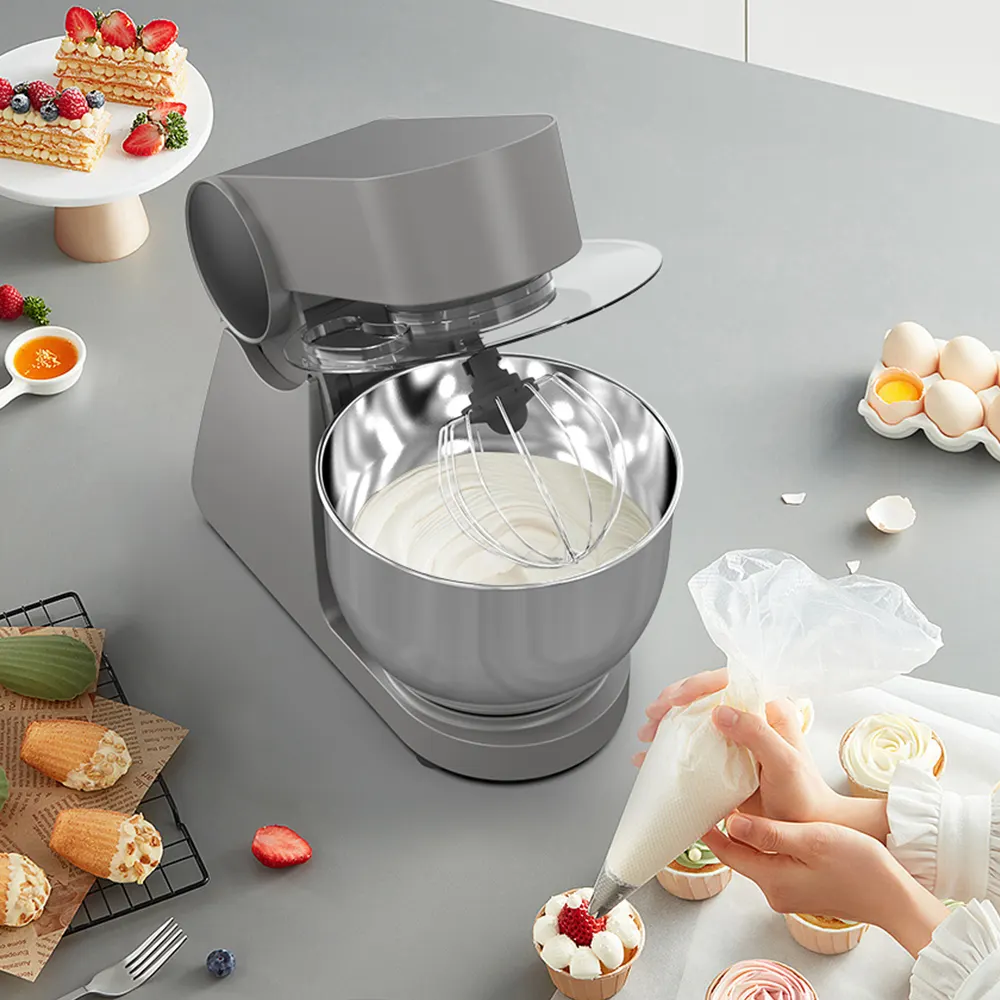 3 In 1 nuovo arrivo impastatrice elettrica con 6 velocità aiuto planetario cucina Robot pastella Mixer