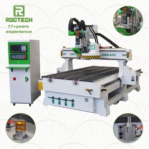 Enrutador CNC ATC de buena calidad 1325, máquina cortadora de talla de madera, maquinaria de carpintería con herramienta de carrusel, cambio de enrutadores de madera - Product Image 1