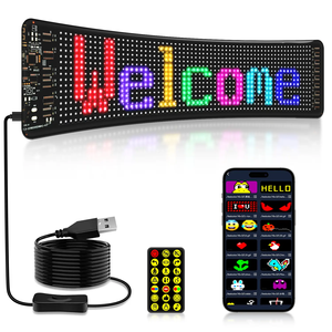 App Control Auto Digital Letrero programmier bare LED-Fenster Scrolling LED-Anzeige flexible LED-Bildschirm Panel flexible LED-Auto Zeichen - Product Image 1