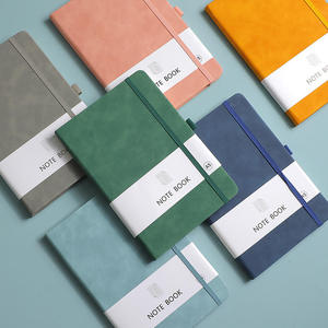 Diario de estudiante simple de alta apariencia, Bloc de notas de oficina de negocios, PU correa elástica de cuero, cuaderno A5 para regalo - Product Image 3