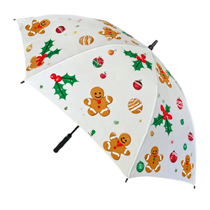 YS-7009 nhà máy trực tiếp OEM/ODM dịch vụ ô kích thước lớn tự động mở Windproof không thấm nước tùy chỉnh X'mas in Quà Tặng Golf ô - Product Image 3